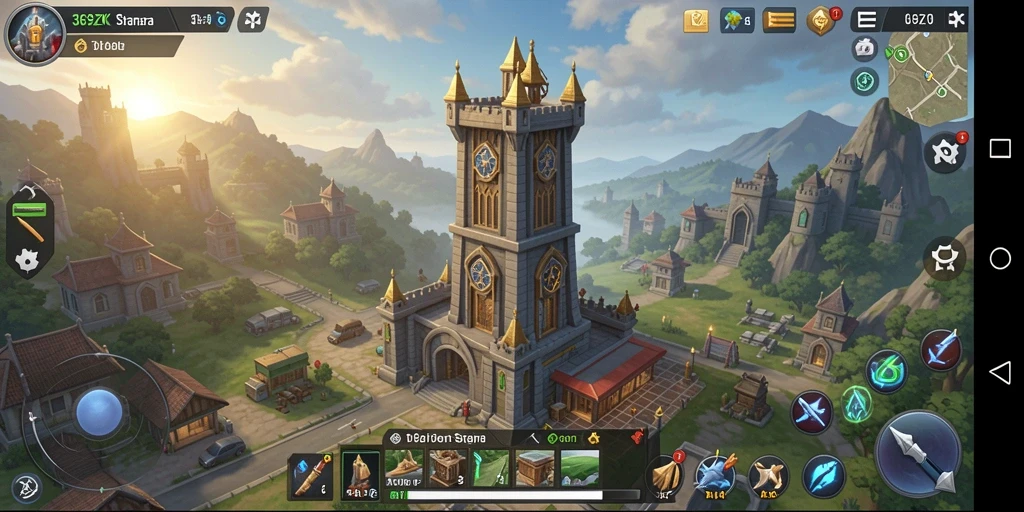 Screenshot menunjukkan aksi seru dalam game Tower Defense 369ZK.