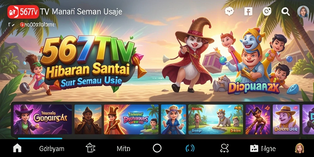 Tampilan gameplay 567TV yang menghibur dan menarik.
