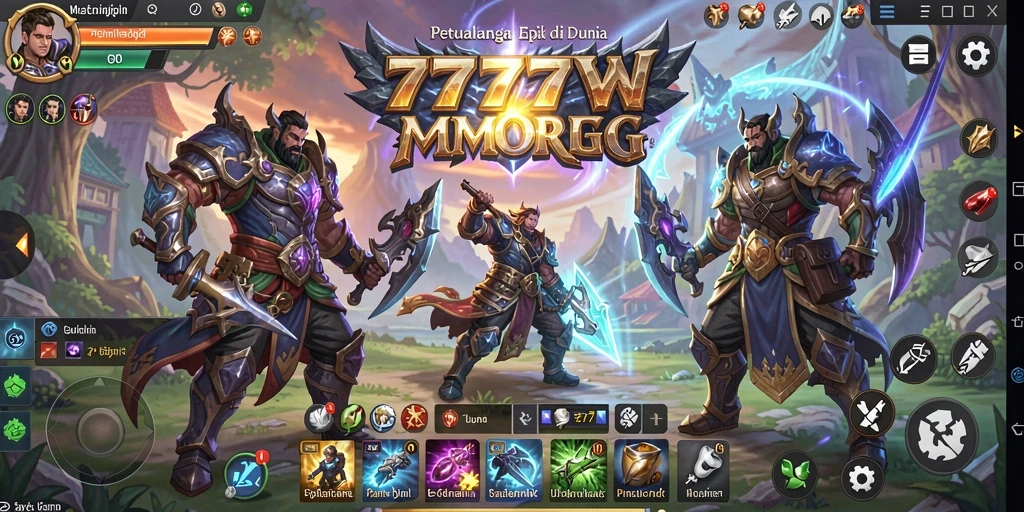 Gameplay epik dari 7777W dengan petualangan yang mendebarkan.