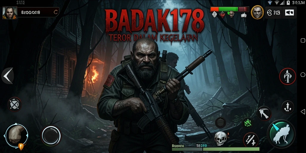 Gameplay BADAK178 yang mendebarkan dengan suasana kegelapan.
