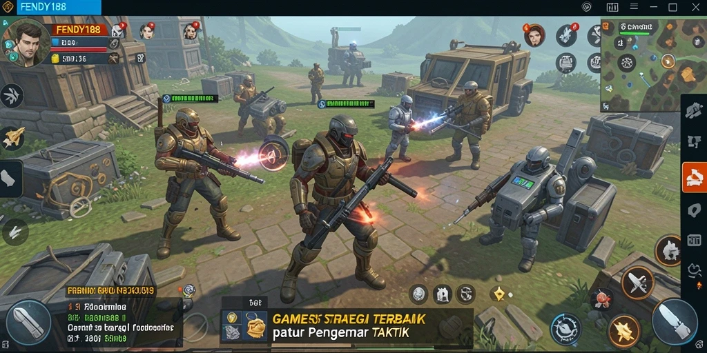 Gameplay menarik FENDY188 dengan pertempuran strategis yang intens.