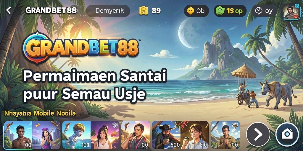 Tampilan menarik dari gameplay GRANDBET88 yang seru dan santai.