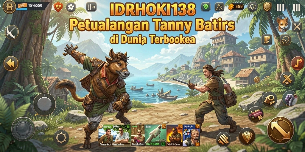 Tampilan gameplay Open World yang epik dan mendetail dari IDRHOKI138.