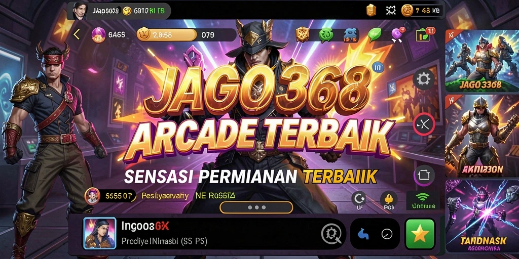 Tampilan gameplay seru dari JAGO368 yang memikat para pemain Arcade.