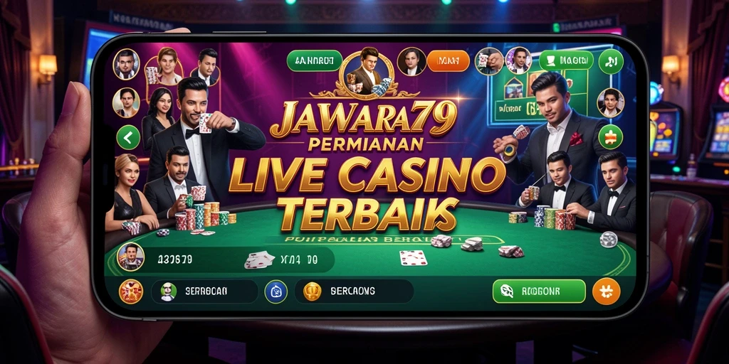 Gameplay <strong>Live Casino</strong> yang menarik di <strong>JAWARA79</strong> dengan dealer professional.