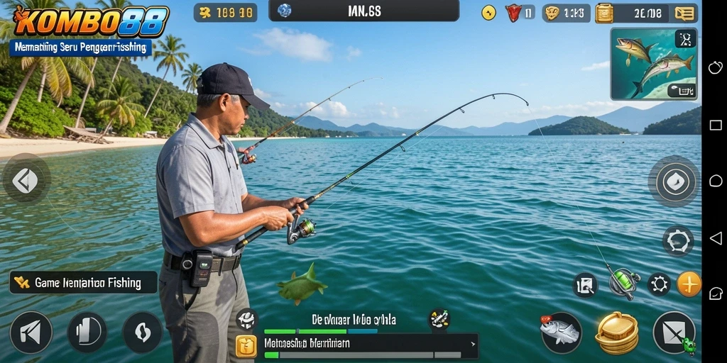 Tangkapan ikan yang menakjubkan dalam gameplay KOMBO88.