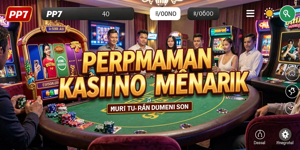 Screenshot gameplay PP7 menampilkan pengalaman kasino yang mengasyikkan.