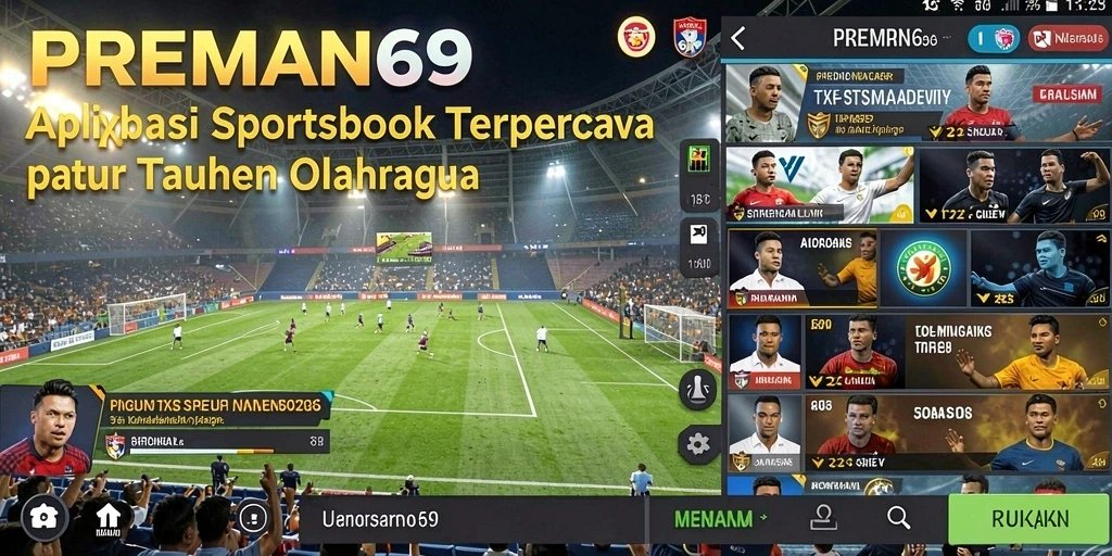 Screenshot PREMAN69 menampilkan gameplay Sportsbook yang menarik.