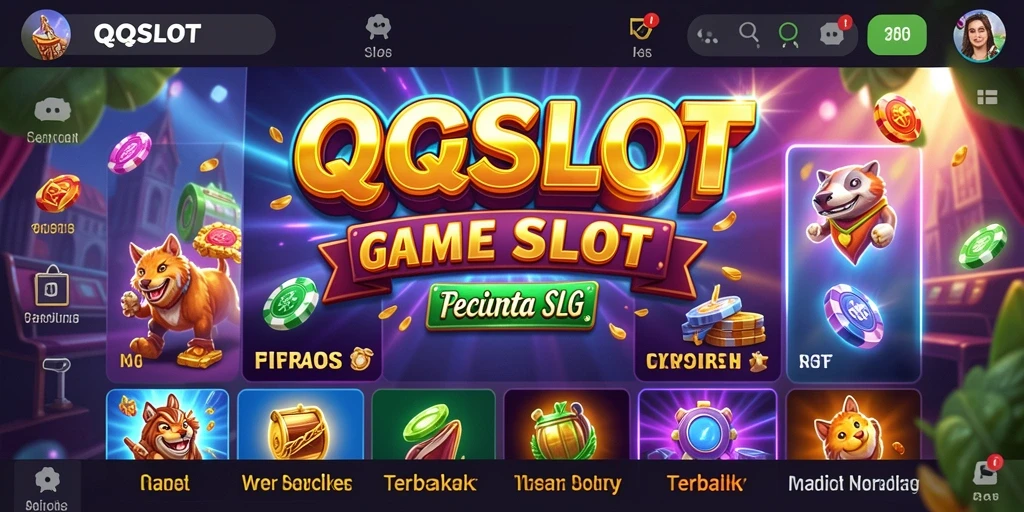 Tampilan gameplay menarik dari QQSLOT yang seru.